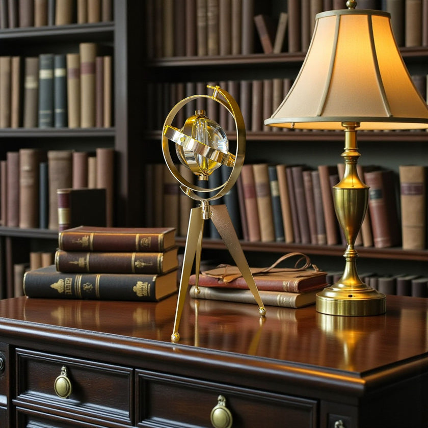 Vintage Armillary Küre – Çalışma Odası ve Kütüphane Dekoru& Sleep Nova