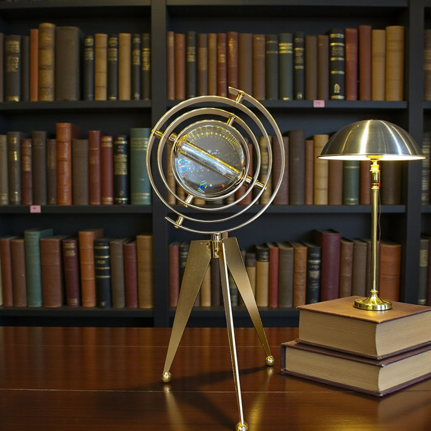 Vintage Armillary Küre – Çalışma Odası ve Kütüphane Dekoru& Sleep Nova