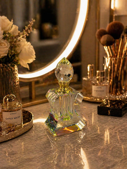 Aurora Crystal Diamond Parfüm Şişesi – Lüks Dekoratif Makyaj Masası Aksesuarı& Sleep Nova