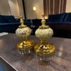 Royal Gold Vintage Dekoratif Obje Seti – Klasik Şık Masa Aksesuarı (İkili)& Sleep Nova