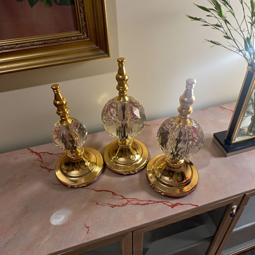Gold Kristal Cam Dekoratif Obje& Sleep Nova