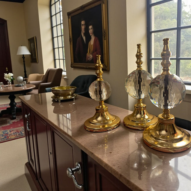 Gold Kristal Cam Dekoratif Obje& Sleep Nova