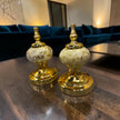 Royal Gold Vintage Dekoratif Obje Seti – Klasik Şık Masa Aksesuarı (İkili)& Sleep Nova