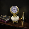 Royal Vintage Masa Saati – Gold Detaylı Klasik Dekoratif Saat& Sleep Nova