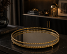 Golden Aura Aynalı Dekoratif Tepsi& Sleep Nova