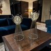 Silver Orb Dekoratif Obje Seti – Cam Küre Detaylı Modern Lüks Salon Aksesuarı (İkili)& Sleep Nova