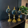 Noir Gold Marble Küre Dekoratif Obje Seti – Siyah Altın Mermer Desenli Lüks Modern 3’lü Ev & Ofis Aksesuarı& Sleep Nova