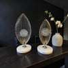 Silver Aura Metal Dekoratif Obje – Mermer Tabanlı Modern Salon Aksesuarı (İkili Set)& Sleep Nova