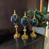Noir Gold Marble Küre Dekoratif Obje Seti – Siyah Altın Mermer Desenli Lüks Modern 3’lü Ev & Ofis Aksesuarı& Sleep Nova