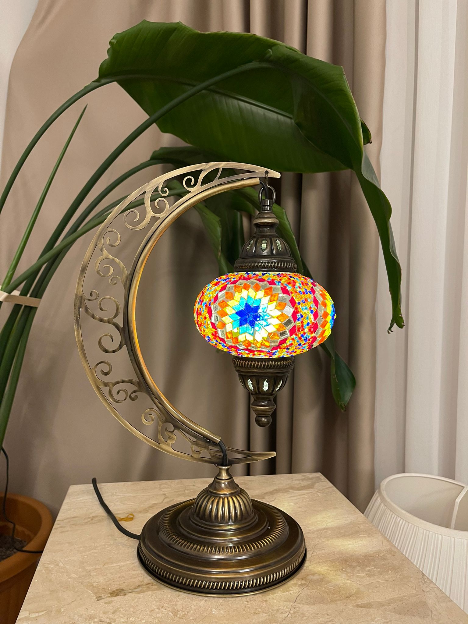 Dekoratif Mozaik Ay Lambası& Sleep Nova